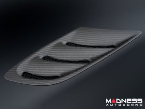 Alfa Romeo Stelvio Hood Air Vent Trim Kit - Quadrifoglio - Carbon Fiber Alfa Romeo Stelvio Hood Air Vent Trim Kit - Quadrifoglio - Carbon Fiber